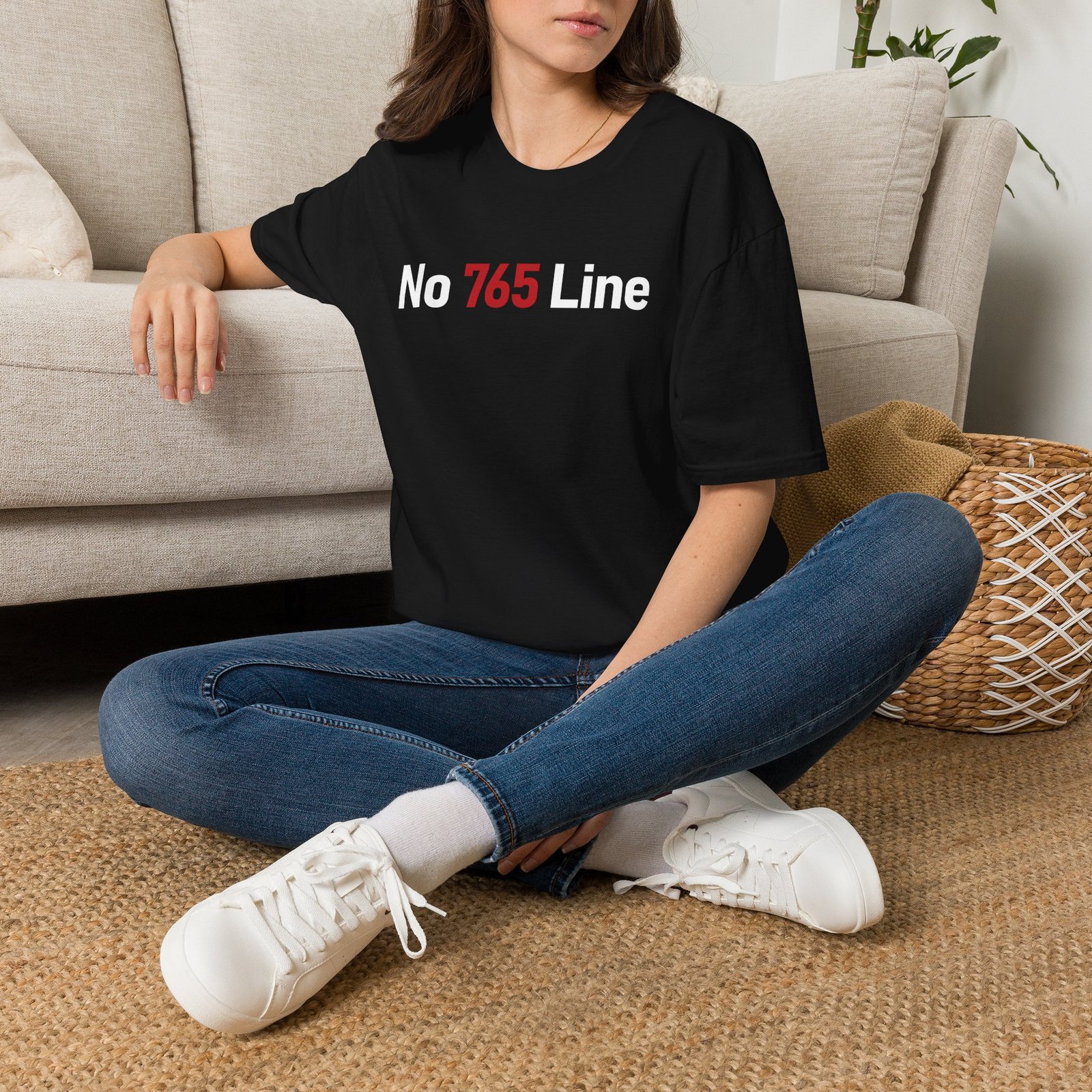 No 765 Line Tee (unisex) - Image 8
