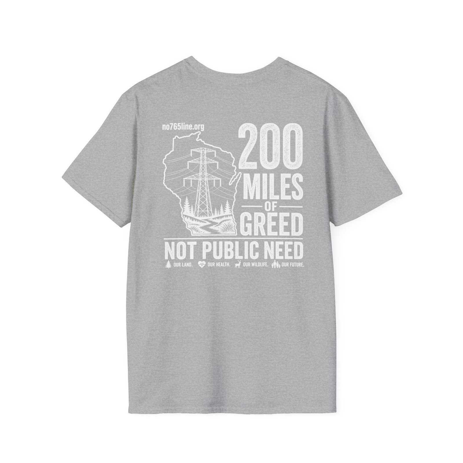 200 Miles Tee (unisex) - No 765 Line