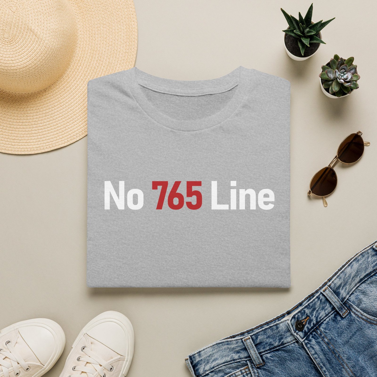 No 765 Line Tee (unisex) - Image 13