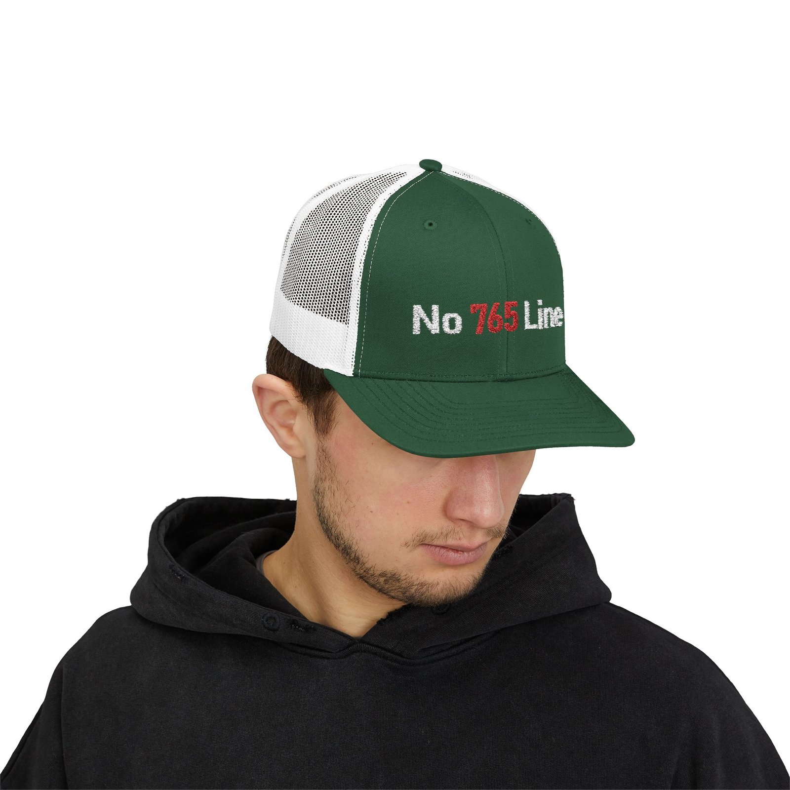 No 765 Line Trucker Cap - Image 3