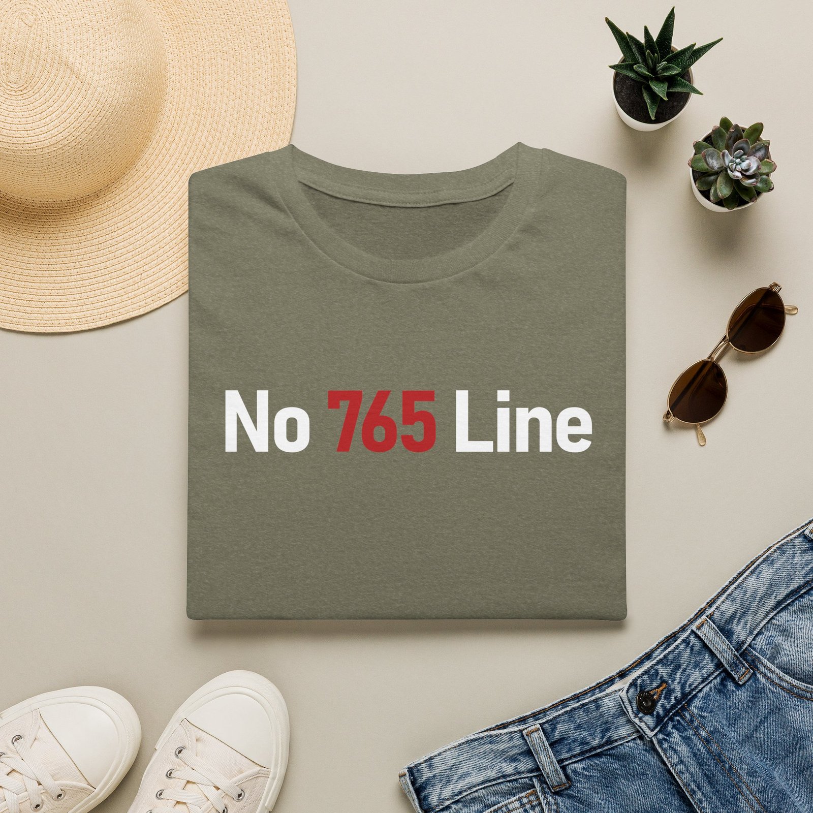 No 765 Line Tee (unisex) - Image 19