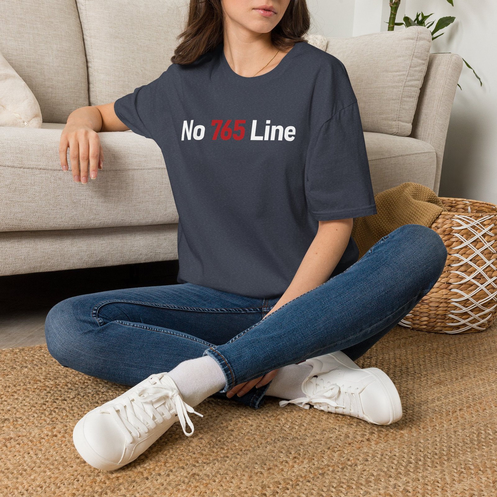 No 765 Line Tee (unisex) - Image 46