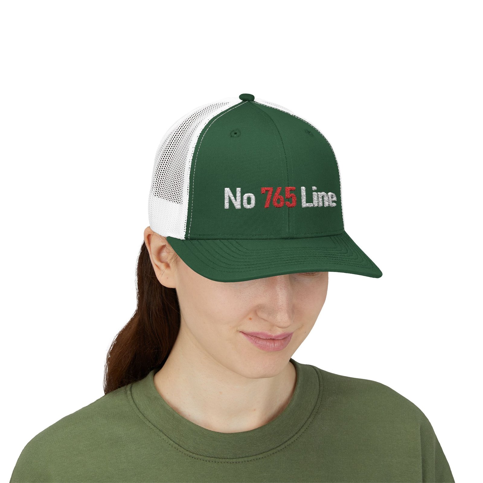 No 765 Line Trucker Cap - Image 5