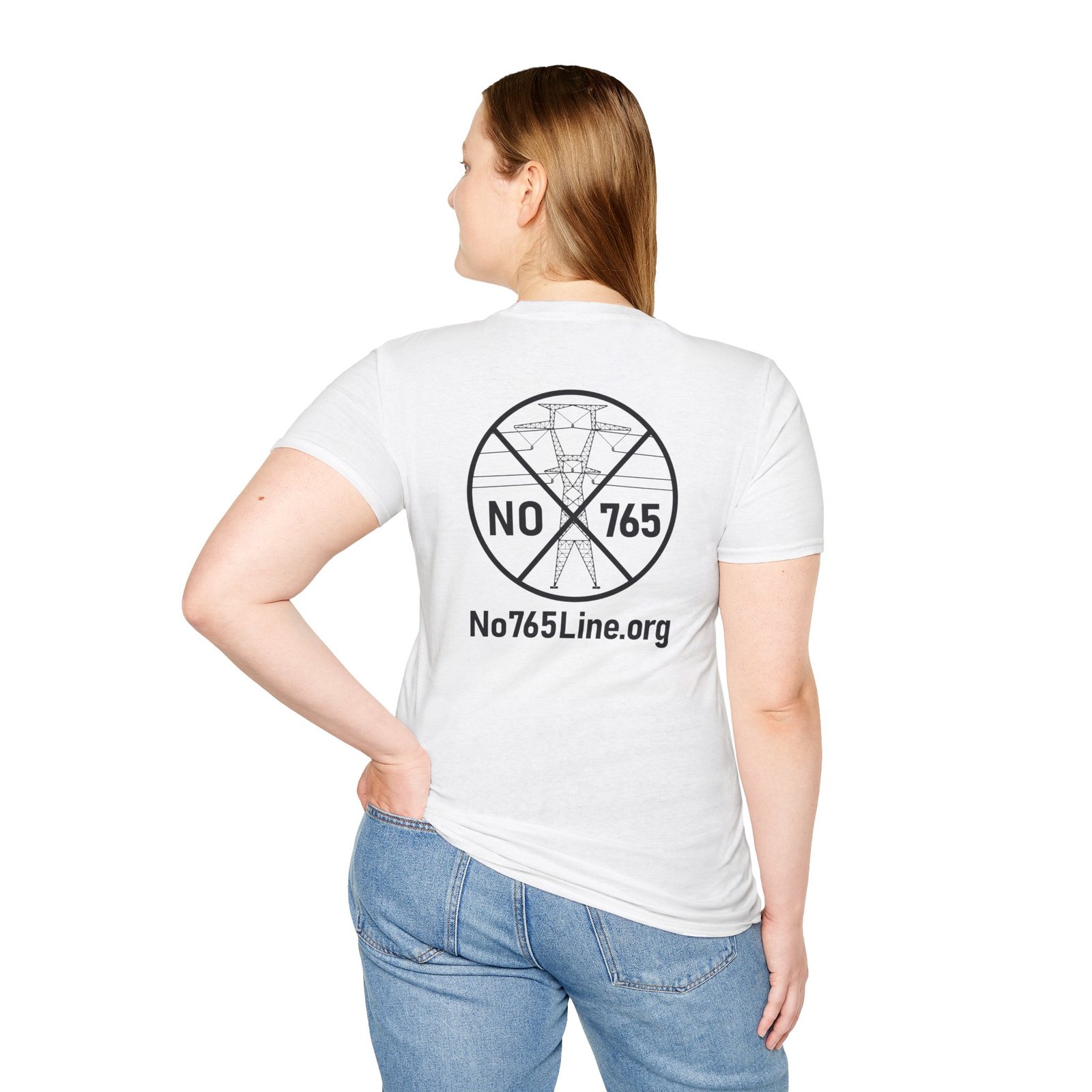 No 765 Line Tee (unisex) - Image 6