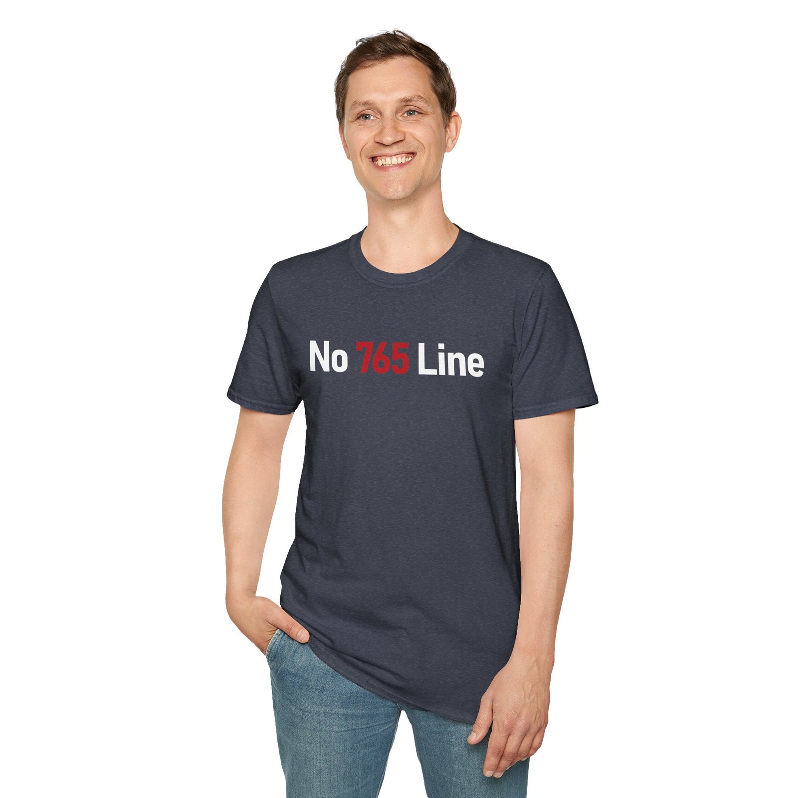 No 765 Line Tee (unisex) - Image 48